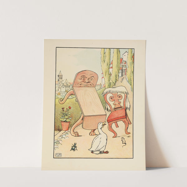 The pelican chorus & other nonsense verses Pl.4 (1910) by Leonard Leslie Brooke