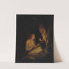 The Penitent Magdalene By Candlelight by Gerrit Dou