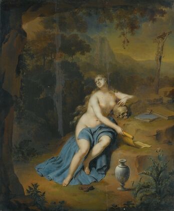 The Penitent Mary Magdalene In A Landscape