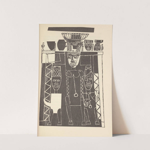 The Peoples of Africa pl7 (1962) by Richard M. Powers