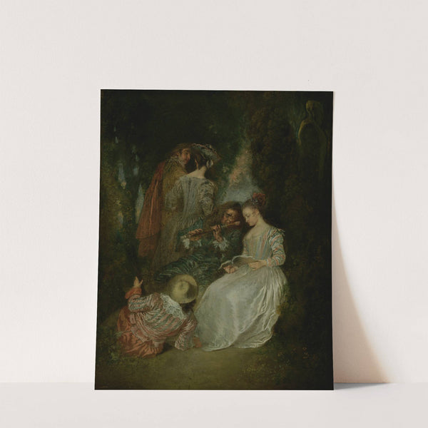 The Perfect Accord by Jean-Antoine Watteau