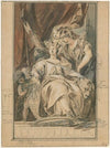The personification of the city of Amsterdam enthroned