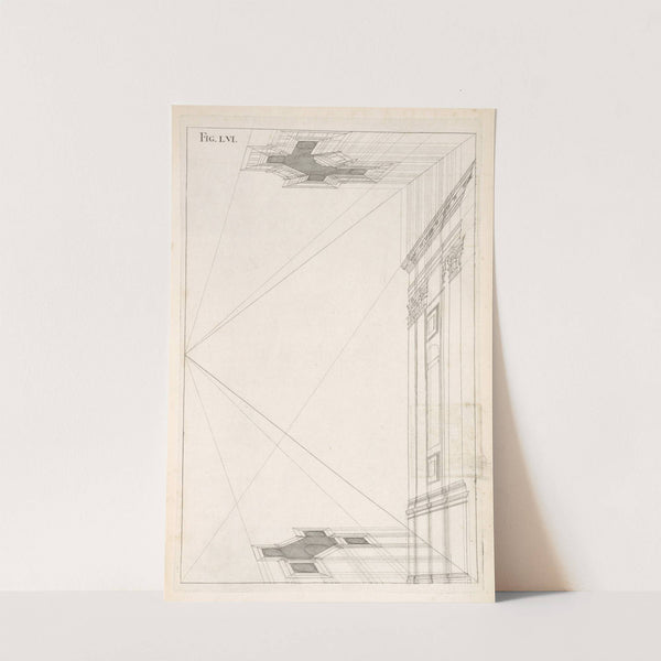 The perspective plans and upright of the Corinthian design foregoing. by Andrea Pozzo