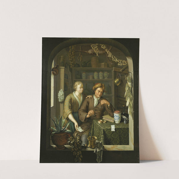 The Pharmacist (1714) by Frans Van Mieris The Younger