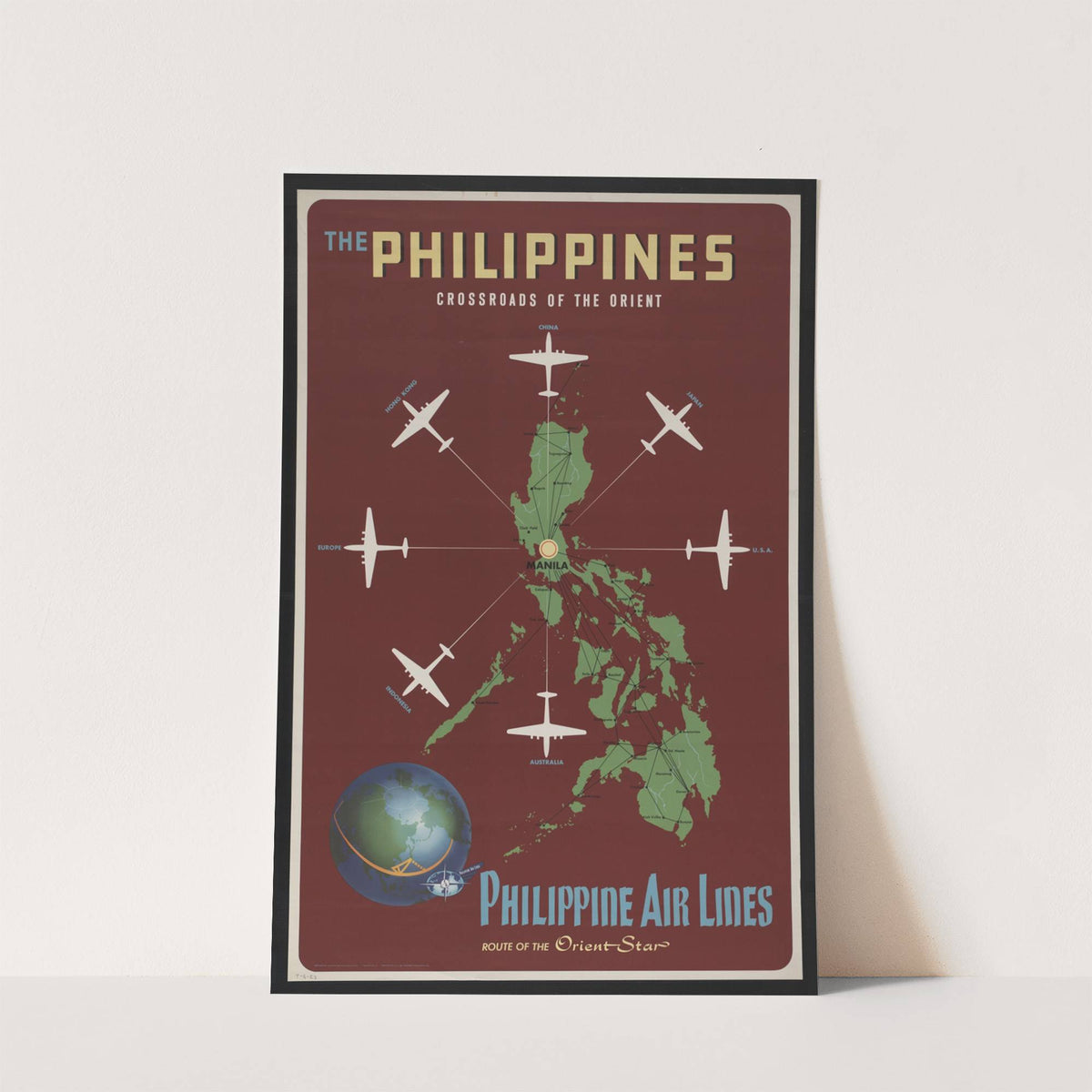 The Philippines, crossroads of the Orient Philippine Air Lines, route of the Orient Star by Walther-Boland Associates