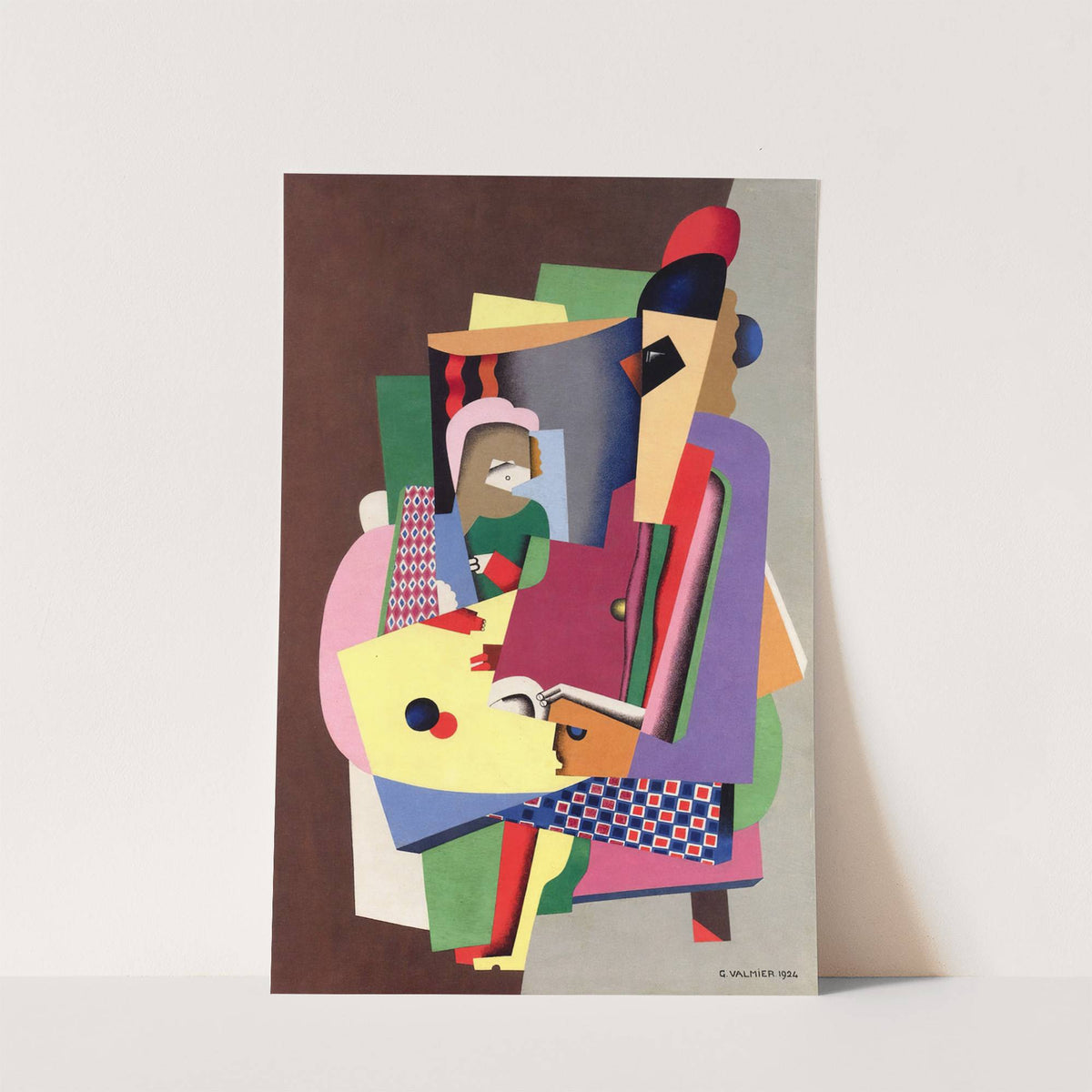 The piano lesson (1924) by Georges Valmier