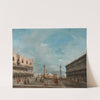 The Piazzetta of San Marco, Venice, looking towards San Giorgio Maggiore by Francesco Guardi