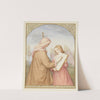 The pilgrim, inscribing herself in the book of God held by an angel by Marie Ellenrieder