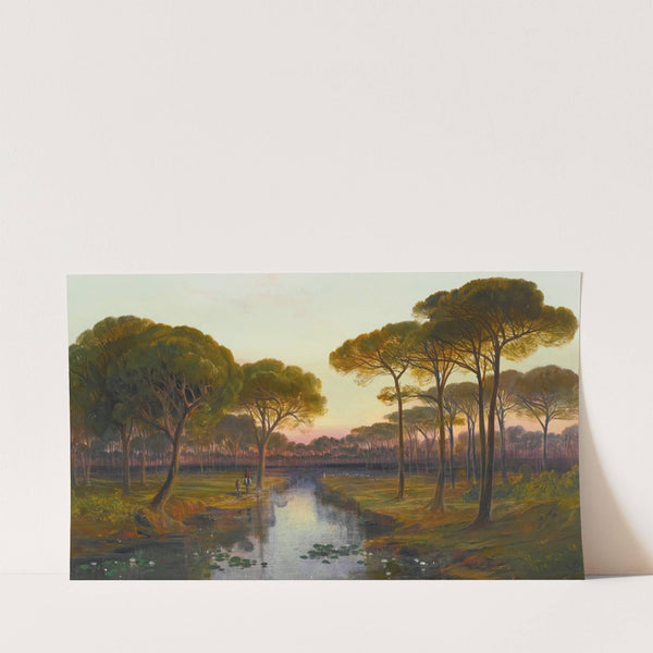 The Pineta, Ravenna (1872) by Edward Lear