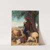 The piping shepherd (1864) by William James Webbe