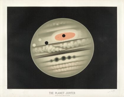 The planet Jupiter