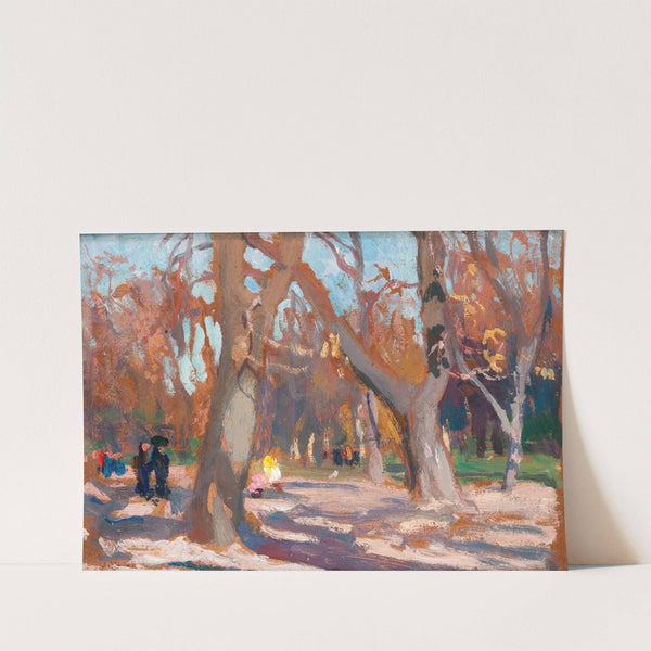 The Planty Park in Krakow by Jan Stanislawski