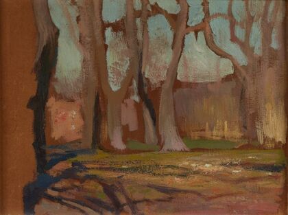 The Planty Park in Krakow in Spring