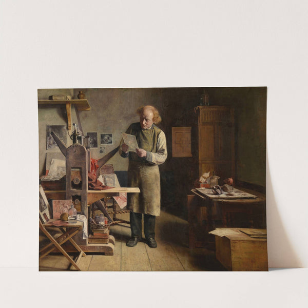 The Plate Printer by Henri de Braekeleer
