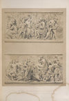 The pleasures of public gardens, – a series of bas reliefs