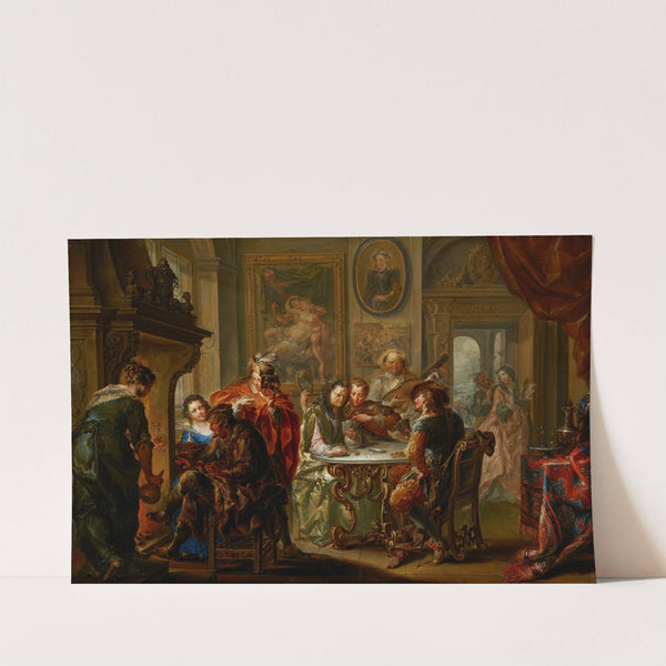 The Pleasures of the Seasons; Winter by Johann Georg Platzer