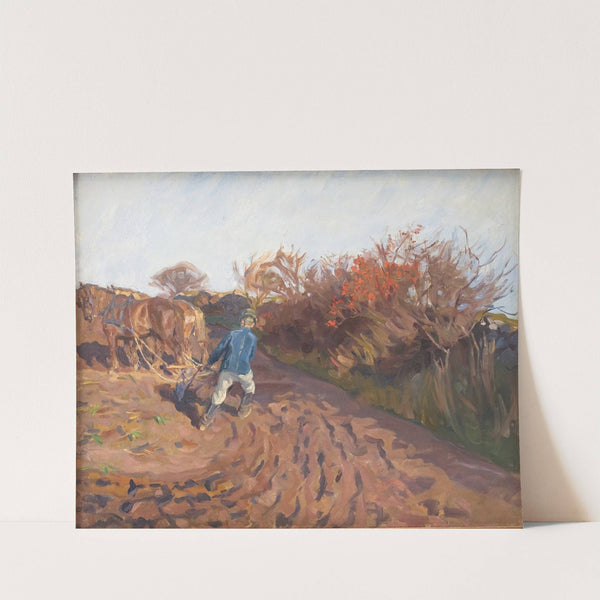 The Ploughman Turns by Peter Hansen