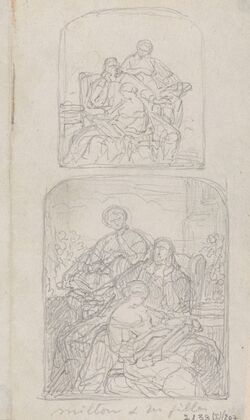 The Poet John Milton Dictates Paradise Lost to his Daughters