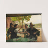 The Political Discussion (1889) by Émile Friant