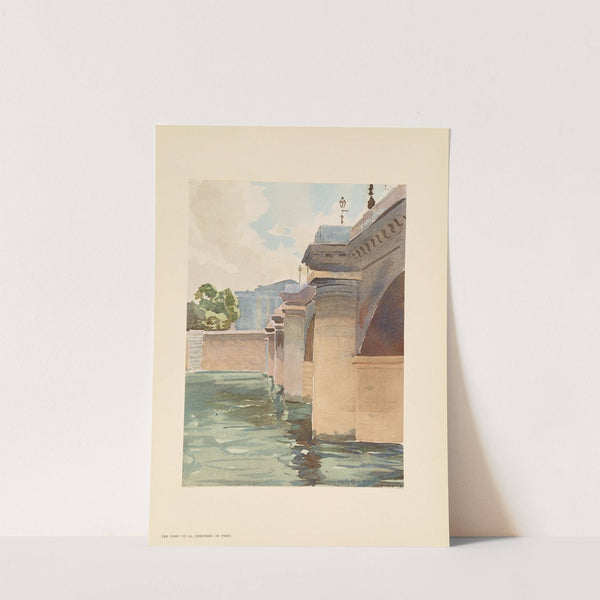 The Pont de la Concorde, Paris (1925) by Pierre Vignal