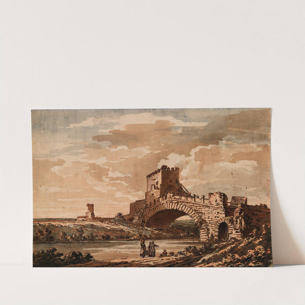 The Ponte Solaro, near Rome by Richard Cooper the Younger
