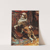 The Poodle Of The artist &#039;s Mother Clipped Like A Lion by René Princeteau