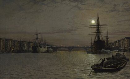 The Pool and London Bridge at Night