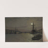 The Pool and London Bridge at Night (1884) by John Atkinson Grimshaw