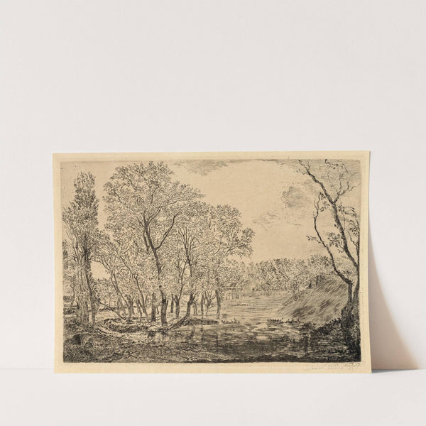 The Pool of the Poplars by James Ensor