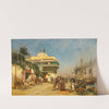 The port of Algiers by Alfred Wordsworth Thompson
