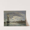 The Port of Honfleur by Johan Barthold Jongkind