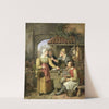 The Poultry Stall by Willem Jodocus Mattheus Engelberts