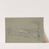 The Powatan Valley of the Powatan Virginia from the church yard of the church Philip Henry addressed the people in the Revolution, Richmond V.A. by George Wallis