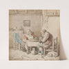 The Prayer Before the Meal (1846) by Ignatius Josephus Van Regemorter