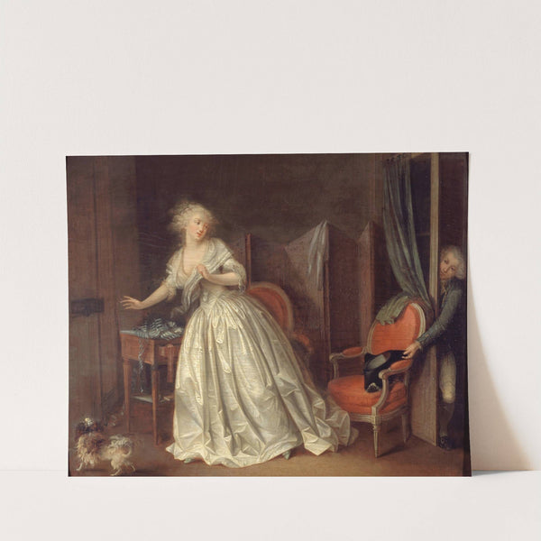 The Precipitate Departure (1790) by Louis Léopold Boilly