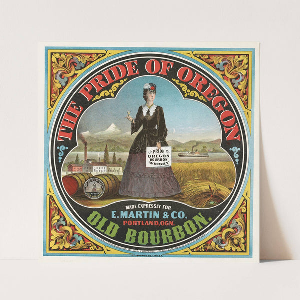 The pride of Oregon. Old bourbon by Anonymous