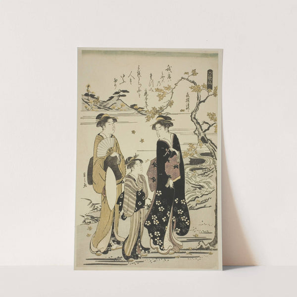 The Priest Kisen, from the series ‘Six Immortal Poets (Rokkasen)’ (c. 1789-90) by Chōbunsai Eishi