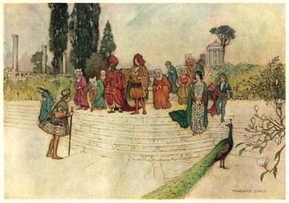 The Prince and Zoza, with the Story-Tellers