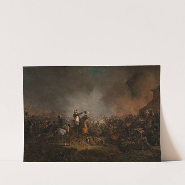 The Prince of Orange at Quatre Bras, 16 June 1815 by Jan Willem Pieneman