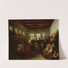 The Prince of Orange Visititing Flood Victims at the Almoners Orphanage, Amsterdam, on 14 February 1825 by Mattheus Ignatius van Bree