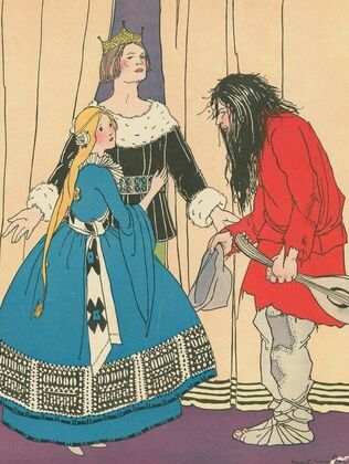 The princess and the ragged ballad-singer.