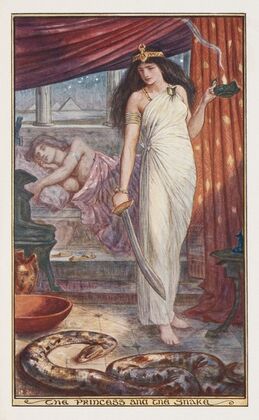 The princess and the snake