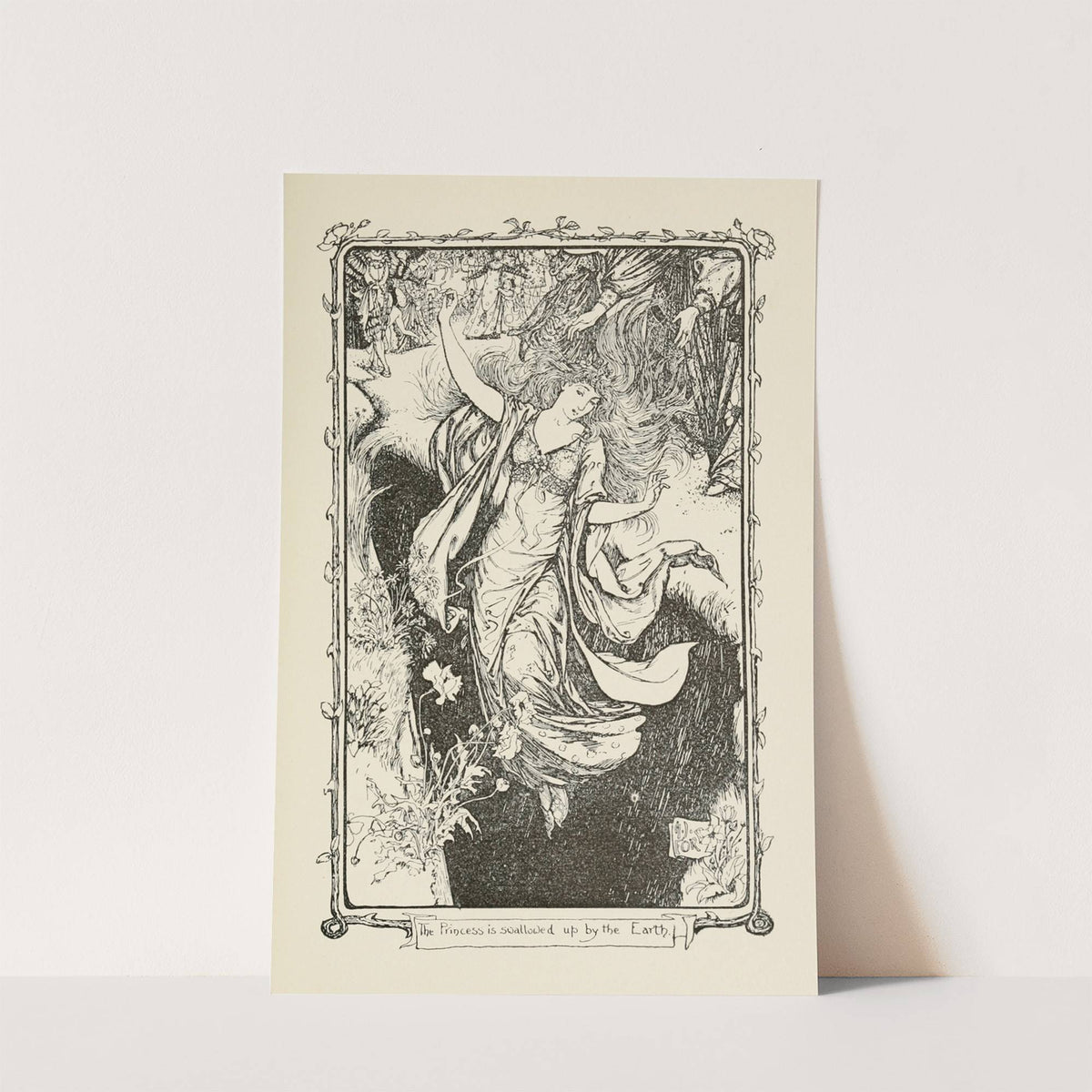 The Princess is swallowed up by the Earth by Henry Justice Ford