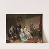 The Princess of Orange Visiting the Work-shop of Bartholomeus van der Helst by Hendrik Jacobus Scholten