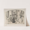 The printer Valère Maxime being presented to King Louis XI (1860) by Charles Meryon