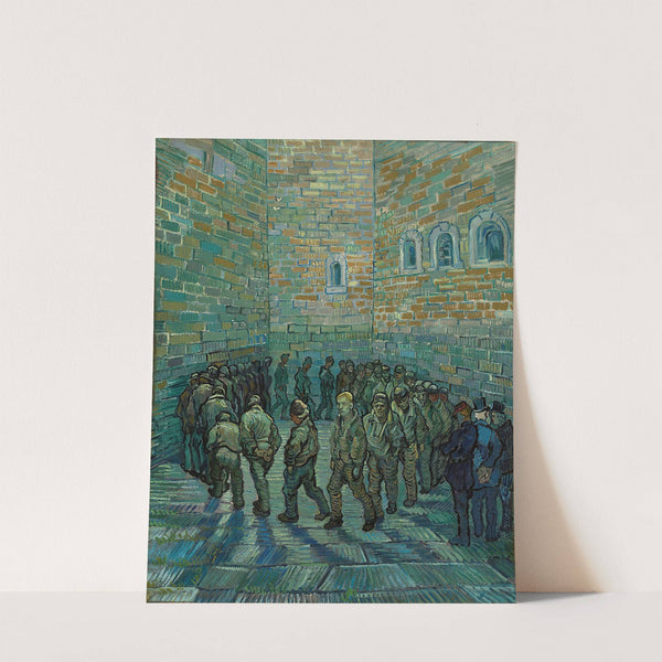 The Prison Courtyard (1890) by Vincent van Gogh