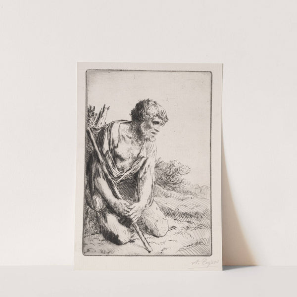 The Prodigal Son (c. 1857–1911) by Alphonse Legros