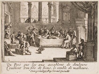 The Prodigal Son Receives his Inheritance (1635)