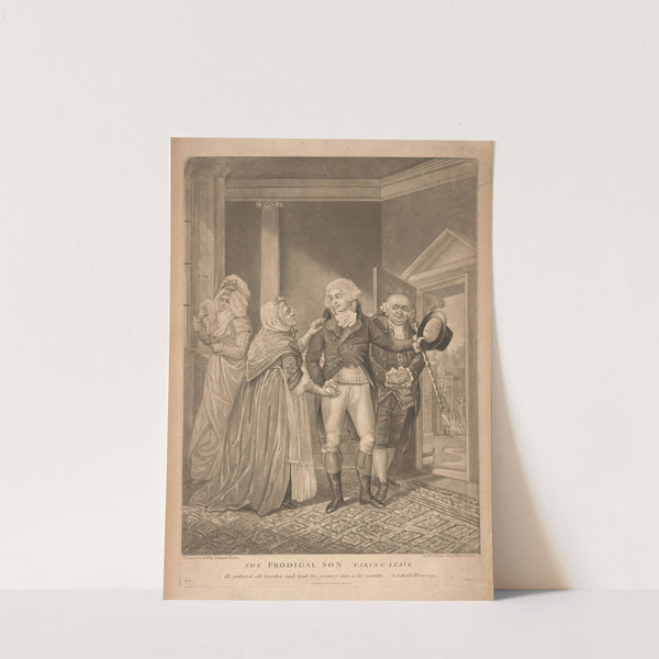 The Prodigal Son taking leave. (1792)