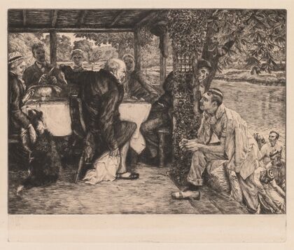 The Prodigal Son; The Fatted Calf (L’enfant prodigue; le veau gras) (1881)